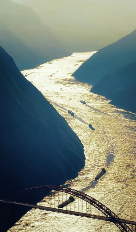 Yangtze River gorge Yangtze River gorge