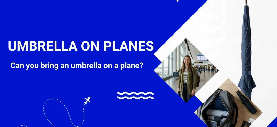 can you bring umbrella on a plane