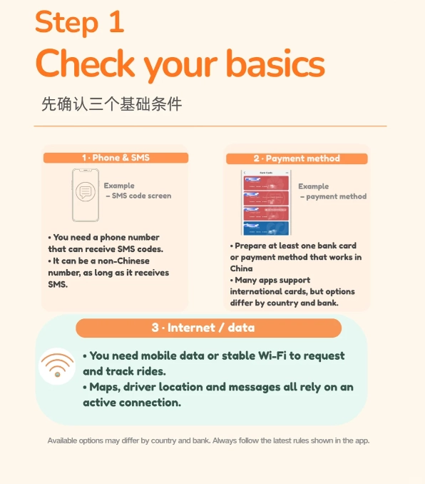 taxi app China foreigner taxi app China foreigner