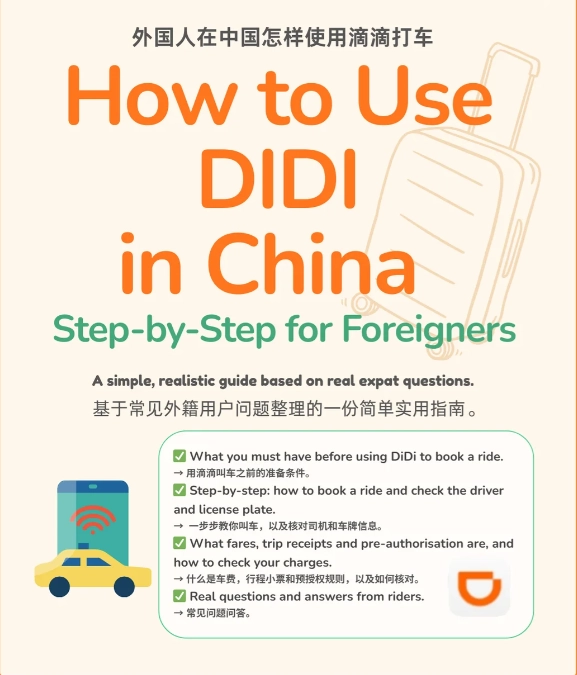 China Taxi App for Foreigners: Didi Setup & Tips