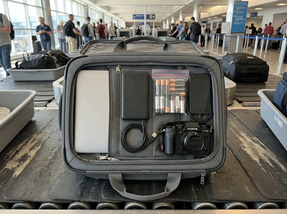 batteries on plane rules