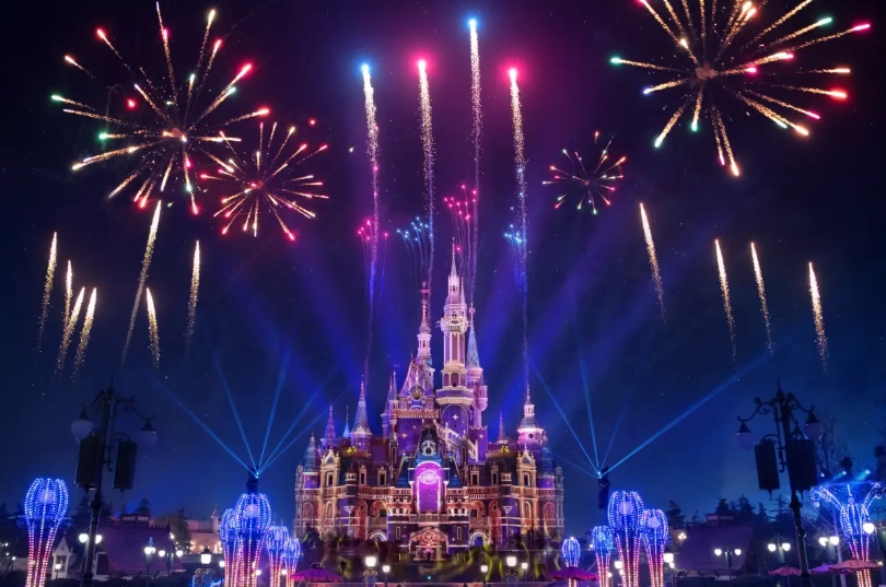 shanghai disney fireworks show shanghai disney fireworks show