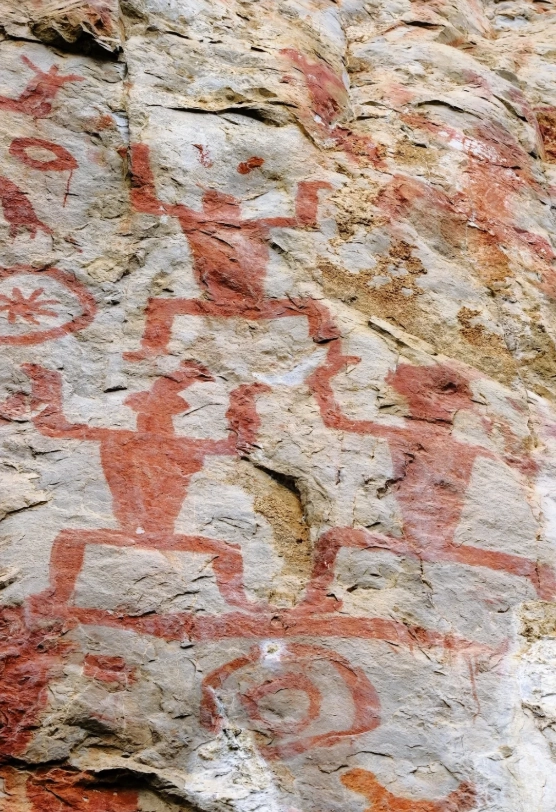 Photo of Zuojiang Huashan Rock Art: Ningming Huashan cliff painting photography