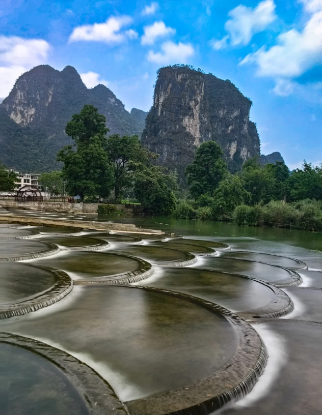 Detian waterfall to Mingshi Detian waterfall to Mingshi