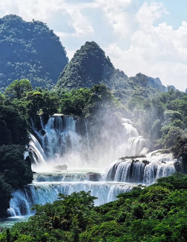 best time to visit Detian waterfall