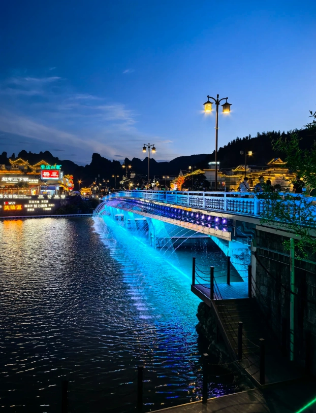 Zhangjiajie at night