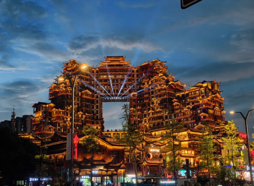 Zhangjiajie night views
