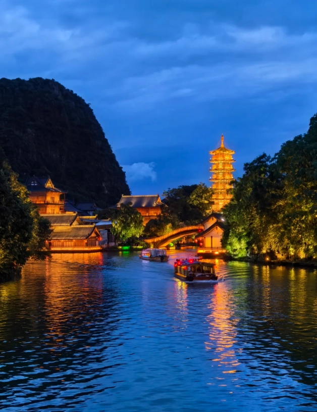 Guilin after dark