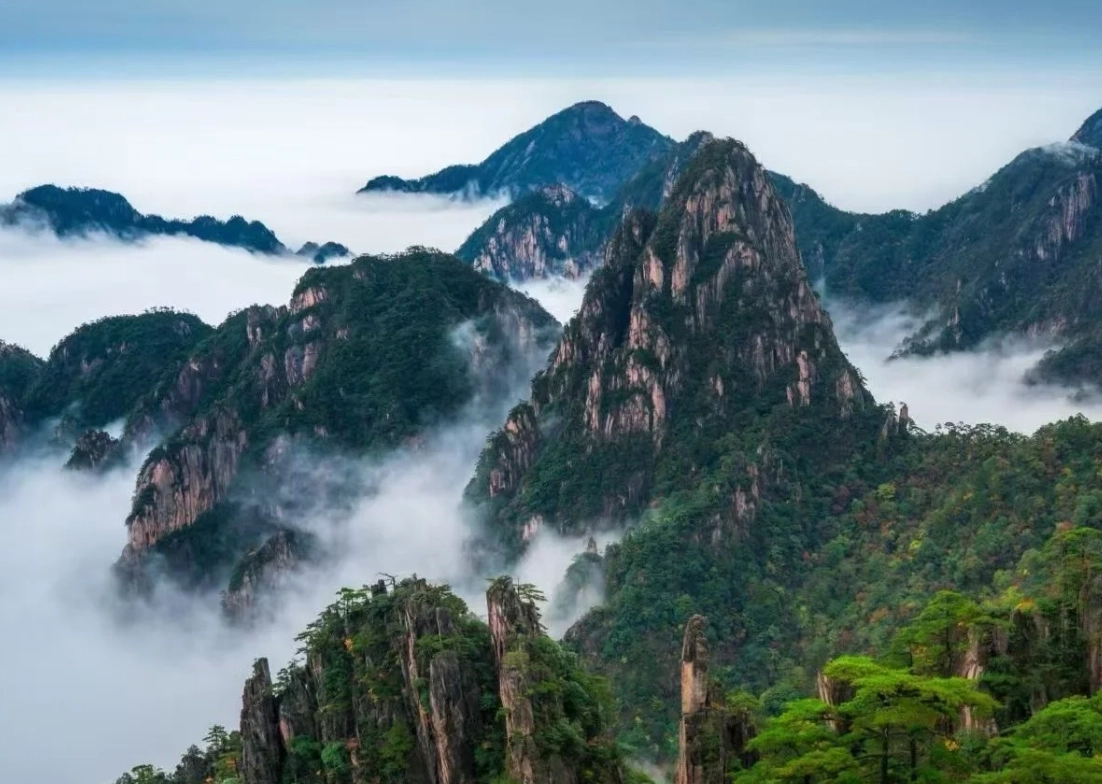 Huangshan scenic area Huangshan scenic area