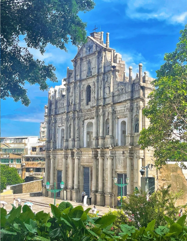Macau historic sites map