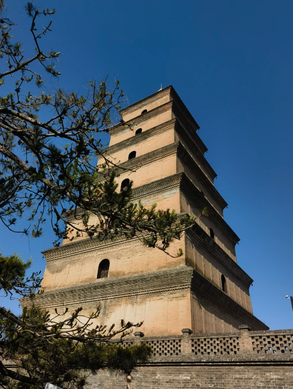 Photo of Giant Wild Goose Pagoda · Tang Dynasty Ever-Bright City